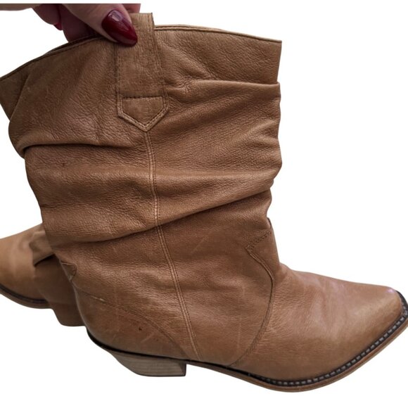 Steve Madden Womens P. Wesst Brown Leather Western Ankle Boots Size 6.5 - Picture 12 of 14